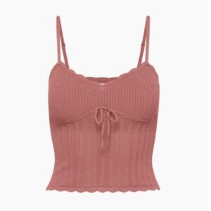 aritzia soloist tank top cinder pink